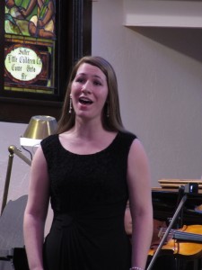 Alyssa Maurer sings a solo in "Lament from Dido and Aeneas"