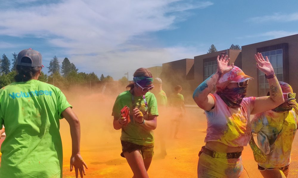 Color Fun Run brightens campus - The Sentinel